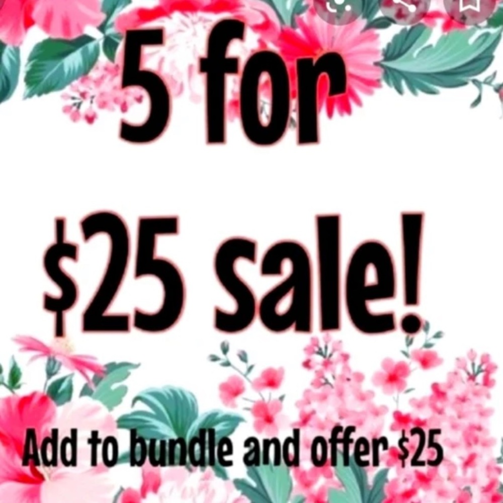 DRESS SALE 5 FOR $25